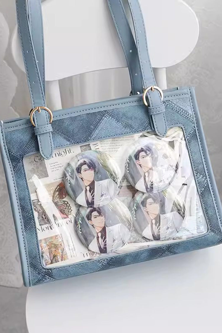 Diamond Print Sweet Japanese Lolita Shoulder Itabag 4 Colors