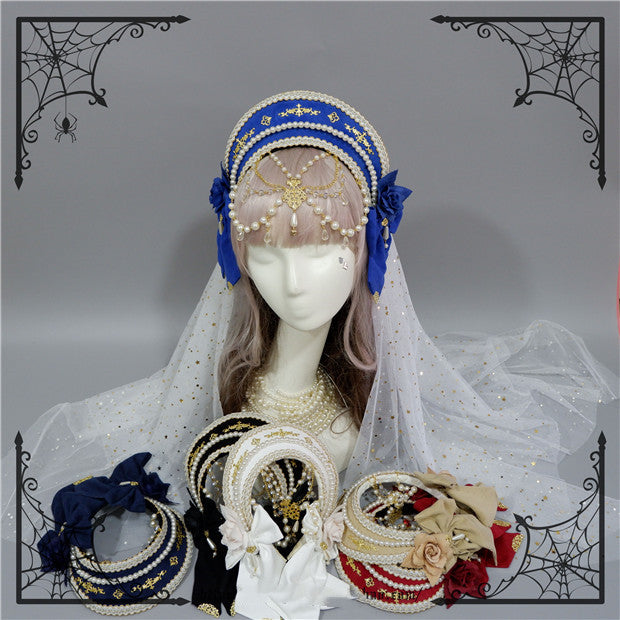 Lolita Palace Retro Gorgeous Flowers Headdress