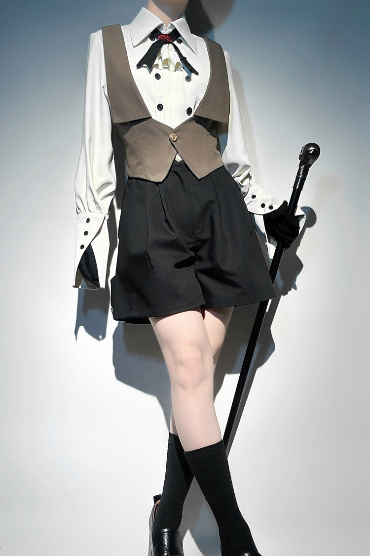Brown [Little Detective] Ouji Handsome Lolita Vest