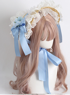 Xiaogui - Sweetie Zhi Fan - Country Lolita Lace French Straw Hat