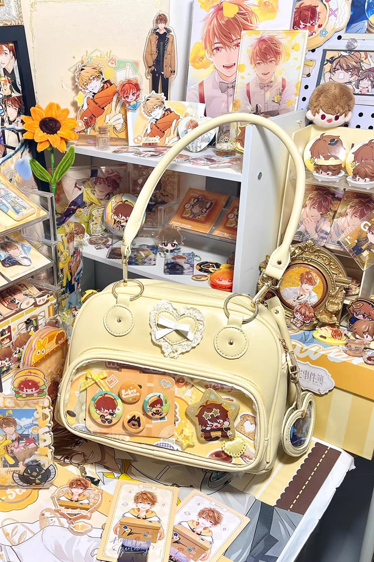 Sweet Anime-style Transparent Bow Japanese Lolita Itabag 5 Colors