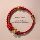 Butterfly Garden Handwoven Chinese Knot Bracelet