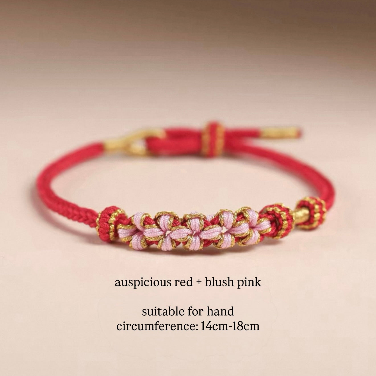 Auspicious Handwoven Chinese Knot Bracelet