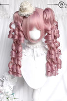 Pink Multi-Layered Roman Curl Sweet Lolita Wig