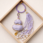 Chinese Song Brocade Gourd Bag Charm & Keychain