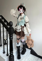 Dream Volley - Mint Chocolate Ouji Lolita Shorts or Skirt Set