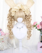 Dalao Home - Blonde Lolita Wig, Detachable Roman Roll Ponytails