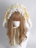 Lace Lolita Hairband, 2-in1 Bunny Ear Hairband