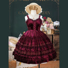 Elegant Chiffon Lolita Dress Silky Short Dream Bouquet JSK
