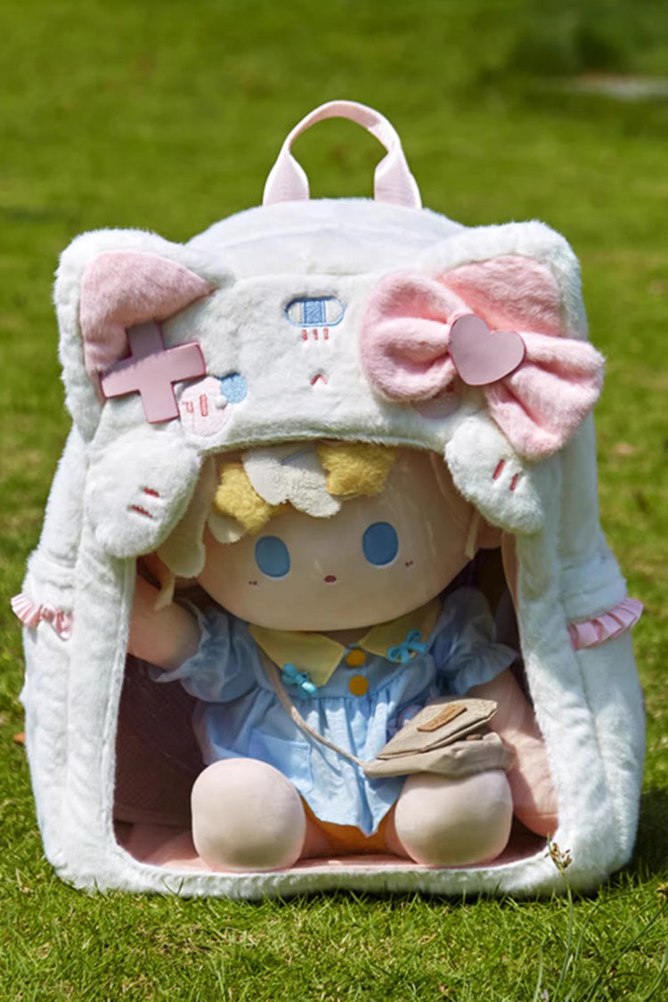Cat Ears Bow Plush Sweet Lolita Itabag 5 Colors