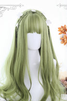 Green Long Microroll Sweet Lolita Wigs