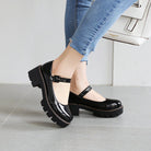 PU Leather Puppy Heel Classic Lolita Shoes 4 Colors