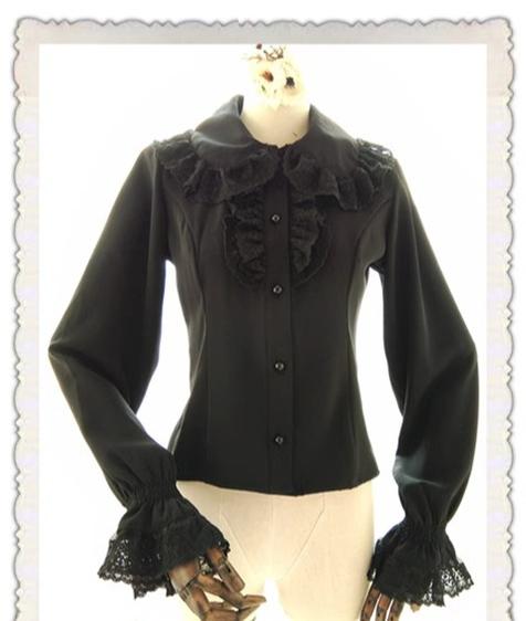 Classic Lolita Blouse Lace Chiffon Lolita Shirt