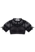 Detachable Pad Puff Sleeves Sweet Lolita Short Shirt 3 Colors