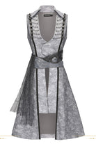 Grey [The Eternal Treasure Route] Sleeveless Vintage Elegant Prince Handsome Ouji Lolita Long Coat