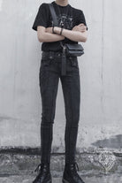 Arca et Ovis - Little Devil - Gothic Lolita Pants High Resilience Ouji Jeans
