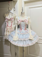Floral Elegy - Sweet Lolita JSK Dress, Tiered Hem