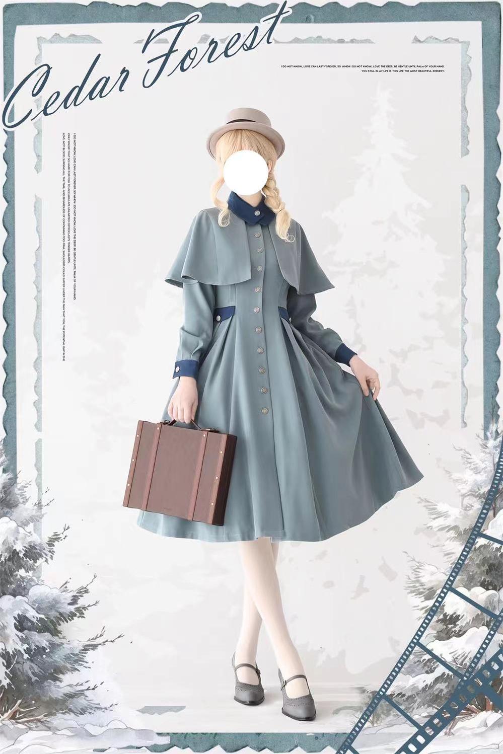 Elegant Lolita Dress Winter Lolita Coat Dress