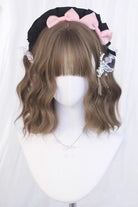 Hazelnut Honey Tea Light Brown Short Wavy Sweet Lolita Wig