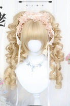 Light Yellow Roman Curl Sweet Lolita Wigs