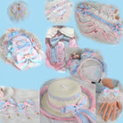 Pink and Blue Sweet Lolita Bow Headwear