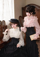Miss Laura - Versatile Classic Lolita Blouse, Lattern Sleeves