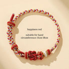 Happiness Handwoven Chinese Knot Bracelet