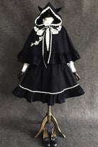 Black Devil Gothic Lolita Suspender Skirt