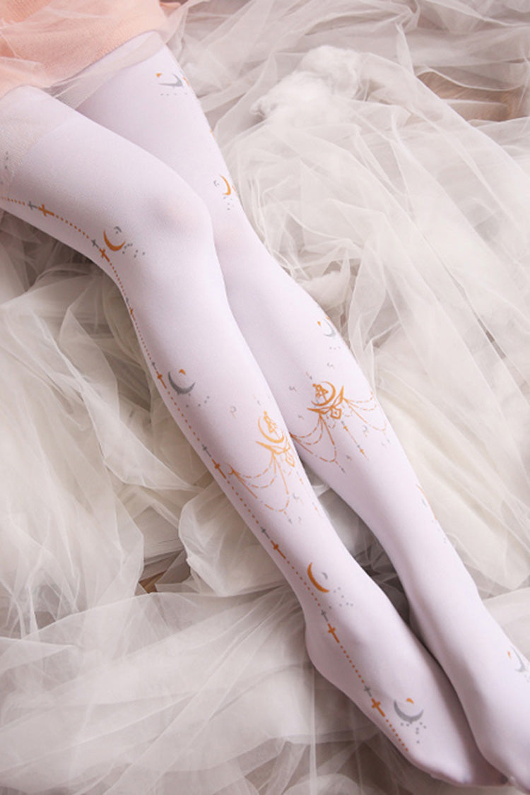 Sailor Moon Classic Print Lolita Pantyhose 2 Colors