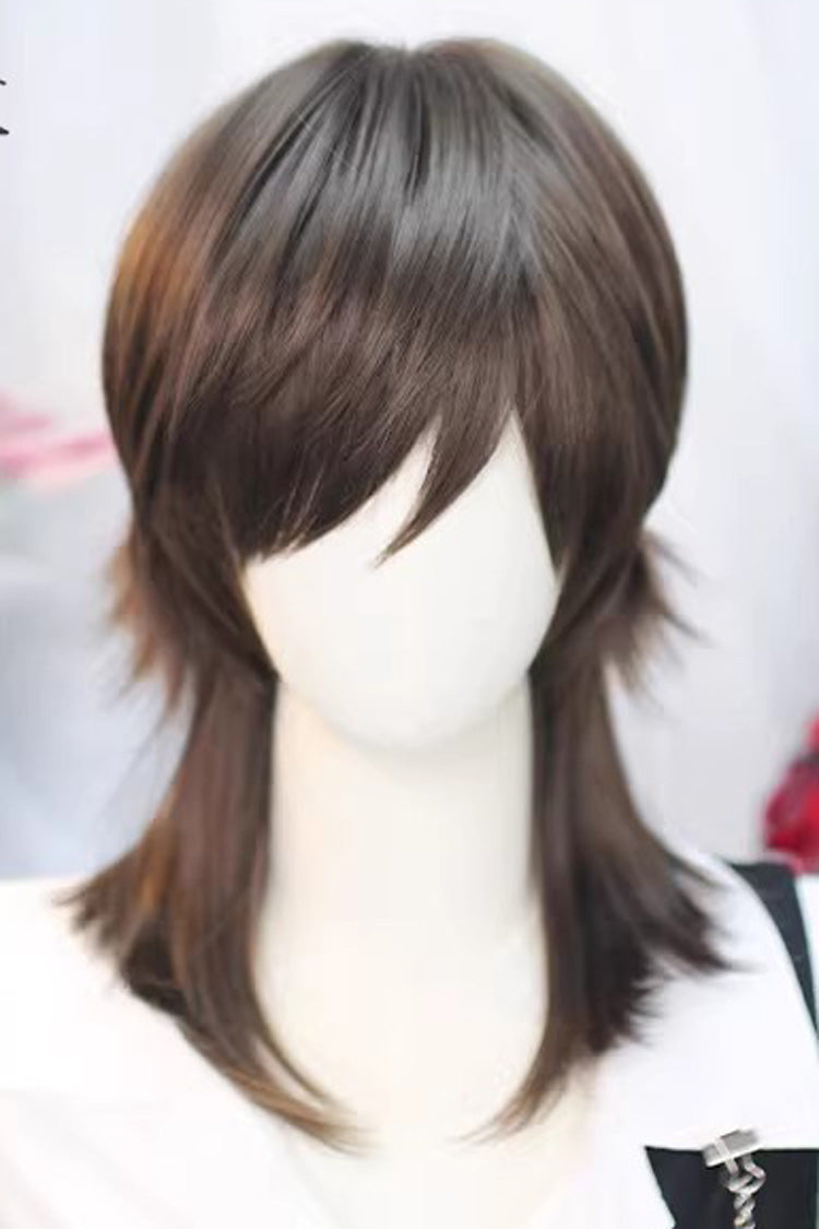 Stylish Japanese Androgynous Short Ouji Lolita Wig 2 Colors
