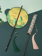 Thousand Mountains Traditional Chinese Round Hand Fan