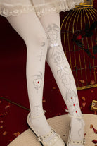 Solid Color Print 120D Velvet Sweet Lolita Leggings 2 Colors