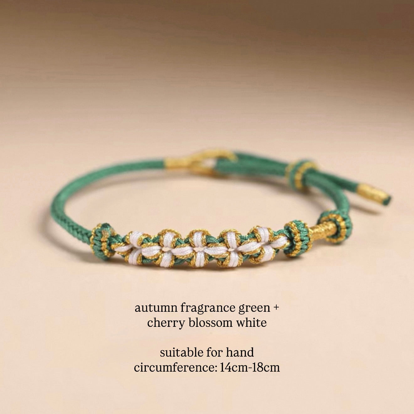 Autumn Handwoven Chinese Knot Bracelet