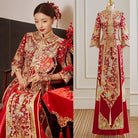 Red Chinese Wedding Qun Kwa Dress| Everlasting