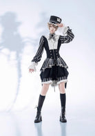 Fancy Trick - Ouji Lolita Long Sleeve Shirt Vintage Shorts Suit