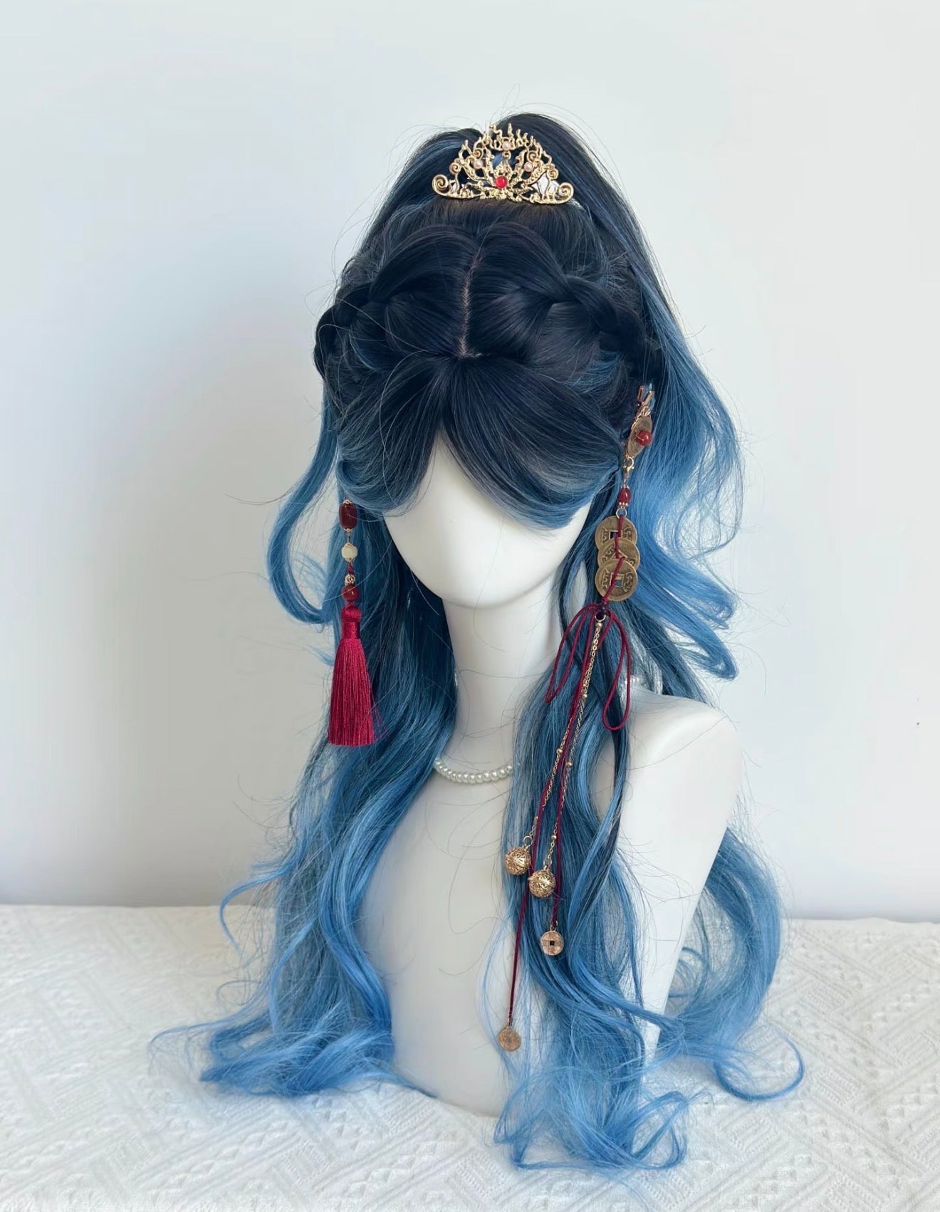 Midnight Sovereign Braided Hair Wig