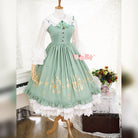 Alice in Wonderland - Classic Lolita JSK Dress Gold Foil Printing