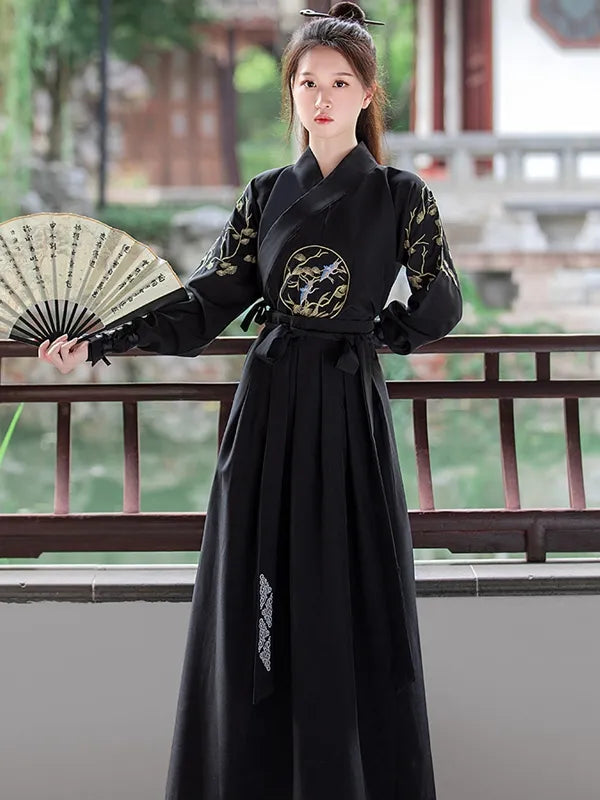 Ancient Chinese Men’s Clothing Embroidery Xiake Hanfu