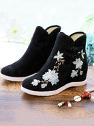 Ancient Chinese Style Hanfu Embroidered Boots Womens