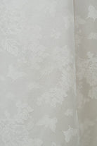 Aslinhanfu  Floral pattern, purple&white midi Cheongsam