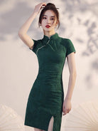 Aslinhanfu Qipao - HQJ short qipao