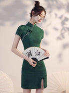 Aslinhanfu Qipao - HQJ short qipao