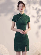 Aslinhanfu Qipao - HQJ short qipao