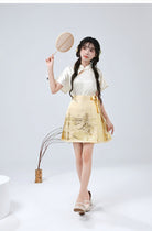 Ming Dynasty Modern Hanfu, Mamianqun, Scenic Tower 多景楼
