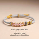 Blush Handwoven Chinese Knot Bracelet