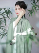 Chinese Ancient Style Green Hanfu Female