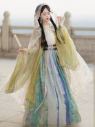 Chinese Dance Costumes Wei Jin style Hanfu Dress
