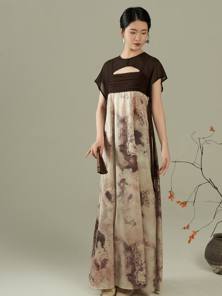 Chinese Inspired Outfits Women’s Long Dress