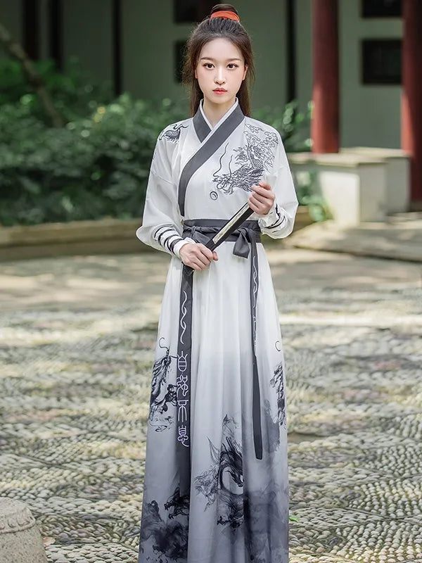 Chinese Style Hanfu Wuxia Clothes for Men And Women