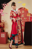 Traditional Chinese Wedding  Qun Kwa Dress| Golden Jade Union